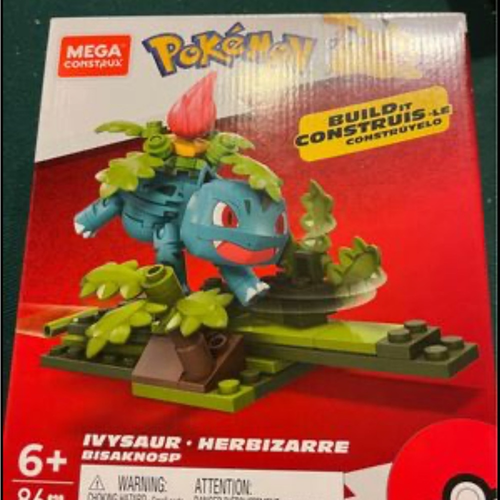 Pokemon Mega Construx Ivysaur- Herbizarre New in the box